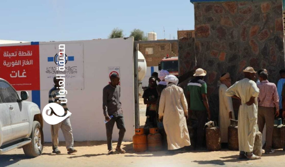 شركة البريقة تفتتح نقطة فورية لتعبئة غاز الطهي في غات - psd elenwan 4 9