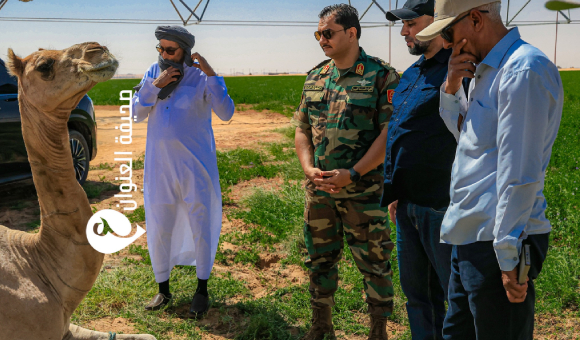 نائب القائد العام يتفقد مشروع الكفرة الإنتاجي - psd ele11111111nwan 1