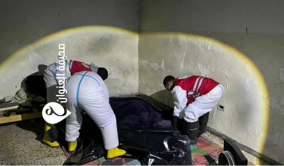 الهلال الأحمر ينتشل جثة مسن داخل منزله بطرابلس - psd elenwan 2 13