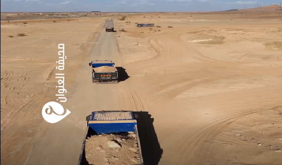 الوطني للتنمية يواصل تنفيذ الطريق الدولي سرت–سوكنة–سبها
