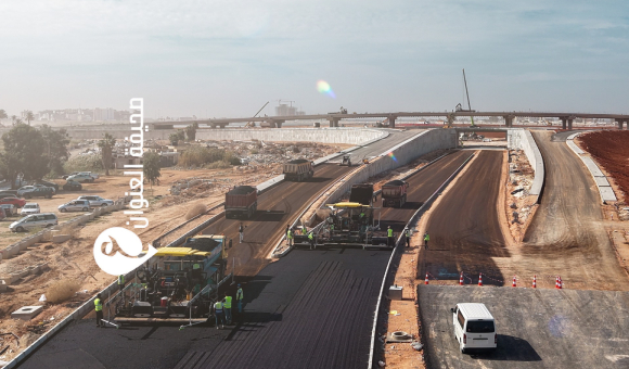 وصول كمرات كوبري طرابلس إلى بنغازي وصندوق الإعمار يواصل تطوير جليانا - psd elenwan 2025 11 12T115500.967