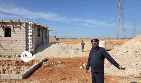 الشرطة الزراعية تضبط مخالفات البناء العشوائي في بلدية الساحل - psd elenwan 2025 11 24T115403.353