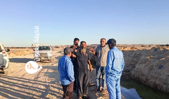 بلدية زلة تؤكد عدم تسجيل أضرار بيئية بعد التسريب النفطي - psd elenwan 22