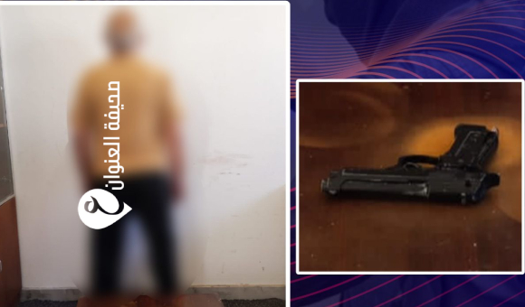 القبض على شخص أطلق النار من شرفة منزله قرب سوق المشير بطرابلس - psd elenwan 3 11