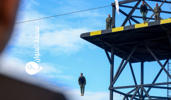 نجاح 148 ضابطًا في اختبارات دورة مدرسة الصاعقة والمظلات - psd elenwan 3 14