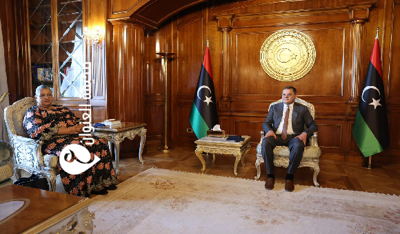 تيتيه تبحث مع الدبيبة التطورات الأخيرة وخارطة الطريق