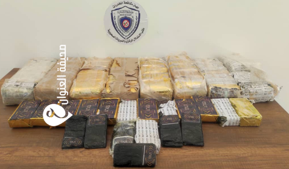 إحباط تهريب أكثر من 47 كيلوغرامًا من الحشيش في طبرق - psd elenwan 52