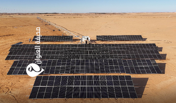 تشغيل نظام طاقة شمسية لمشروع ري زراعي بالجنوب الليبي