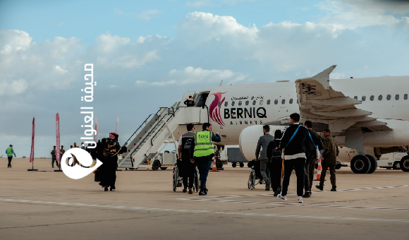 مطار خليج سرت يشهد أول رحلة دولية بعد إعادة تهيئته