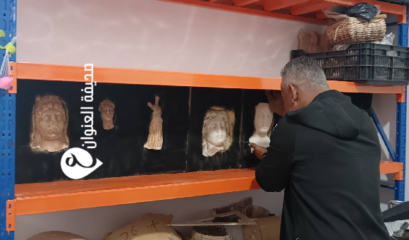 تواصل أعمال حفظ وصيانة القطع الأثرية في بنغازي