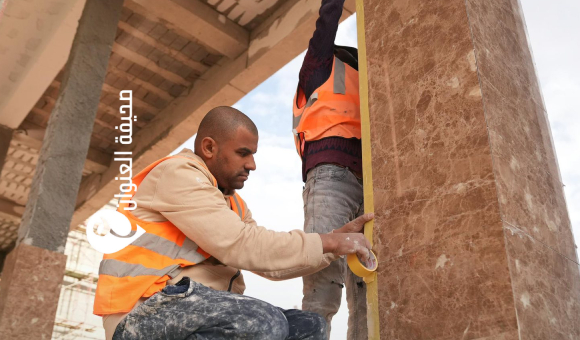 صندوق التنمية: أعمال مشروع كلية الطب والصيدلة بالمرج مستمرة بوتيرة منتظمة - psd elenwan 2025 12 01T140044.105