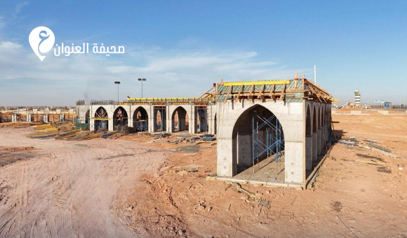 المدير العام للجهاز الوطني للتنمية يطلع على مراحل تنفيذ مسجد المشير في سبها - psd elenwan 5 8 4
