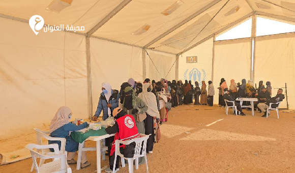 جهاز الهجرة غير الشرعية يقود حملة إنسانية لدعم الأسر السودانية النازحة بالكفرة - psd elenwan 1 59