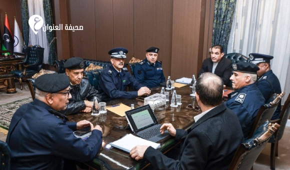 أبوزريبة يترأس اجتماعًا أمنيًا لمتابعة إجراءات قبول طلبة كلية ضباط الشرطة - psd elenwan 1 96