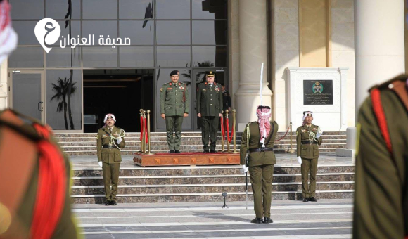 نائب القائد العام يجري مباحثات عسكرية مع رئيس هيئة الأركان الأردنية - psd elenwan 2025 11 01T185043.322 1 8 4 11