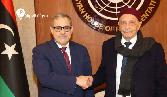 المستشار صالح يبحث مع السفير الأمريكي مستجدات الأوضاع السياسية في ليبيا - psd elenwan 4 16