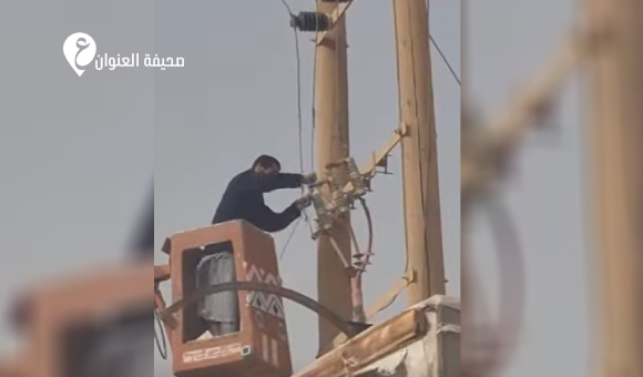 إعادة التيار الكهربائي لمنطقة سلوق رغم الرياح القوية - psd elenwan 49
