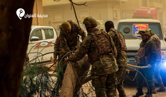 العاصفة في بنغازي والبيضاء.. القوات المسلحة تتدخل لدعم المواطنين وإعادة فتح الطرق - psd elenwan 7 6