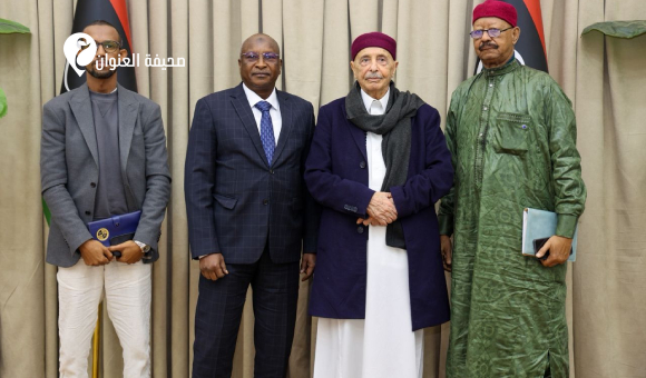 عقيلة صالح يبحث مع سفير تشاد فتح قنصليات وخطوط الطيران - psd elenwan 1 2026 02 02T230051.922