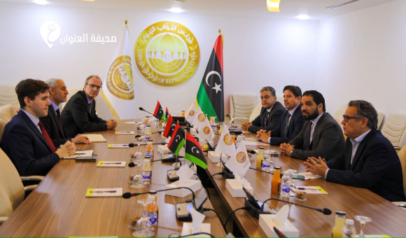 ليبيا وبريطانيا تبحثان حماية الأرصدة السيادية المجمدة - psd elenwan 1 2026 02 04T224133.369