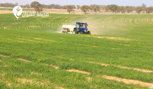 تسميد دوائر الريّ المحوري بمشروع المزارع الكبيرة بالمنطقة الوسطى - psd elenwan 15