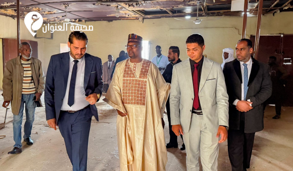 سفير النيجر يتفقد مقر القنصلية في سبها تمهيدا لإعادة افتتاحها - psd elenwan 2026 02 09T103849.635