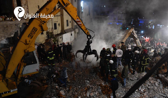 انهيار مبنى في طرابلس اللبنانية يودي بحياة 14 شخصا - psd elenwan 2026 02 09T104627.302