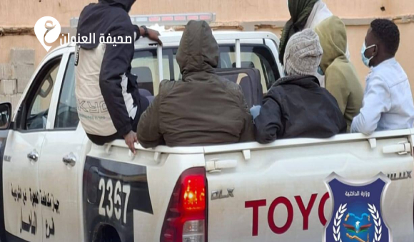 ضبط 9 مهاجرين غير شرعيين بدوريات أمنية في بلدية الساحل - psd elenwan 21 1