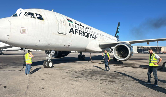 موظفو الخطوط الأفريقية يطالبون النائب العام بوقف بيع طائرات الشركة - psd elenwan 3 5