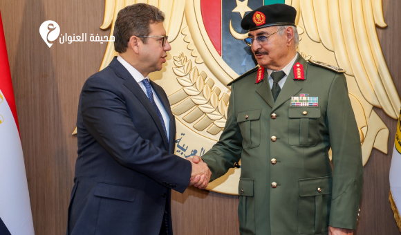 القائد العام يبحث مع رئيس المخابرات المصرية تعزيز العلاقات الثنائية - psd elenwan 47