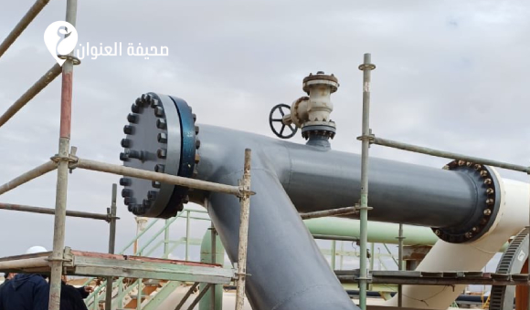 تدشين المرحلة الأولى من خط الغاز الرابط بين حقل الفارغ والبريقة - psd elenwan 2026 03 14T135514.571