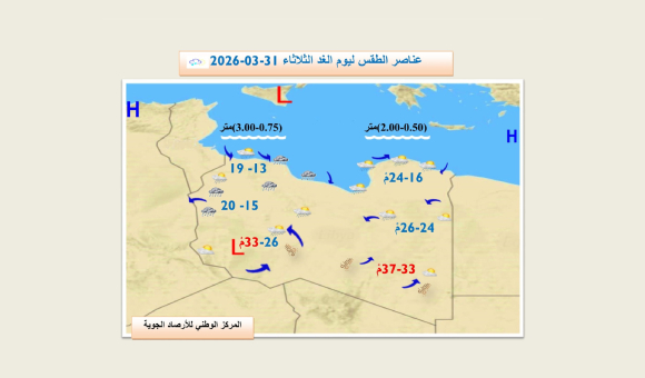 أمطار على الوسط والجنوب تمتد لشمال ليبيا غدا 2 أمطار على الوسط والجنوب تمتد لشمال ليبيا غدا - psd elenwan 2026 03 30T101024.550
