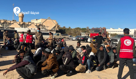 الهلال الأحمر يعلن إنقاذ 404 مهاجرين قبالة سواحل طبرق - psd elenwan 3 20