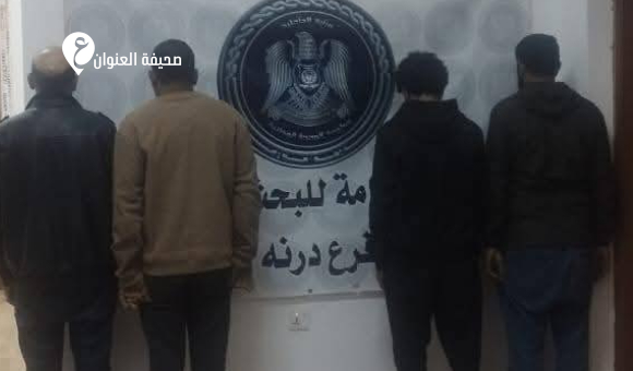 البحث الجنائي بدرنة يضبط تشكيلًا عصابيًا متورطًا في سرقة أغنام - psd elenwan 3 25