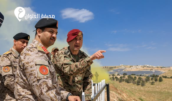 رئيس الأركان يبحث التعاون التدريبي في الأردن - psd elenwan 32 1