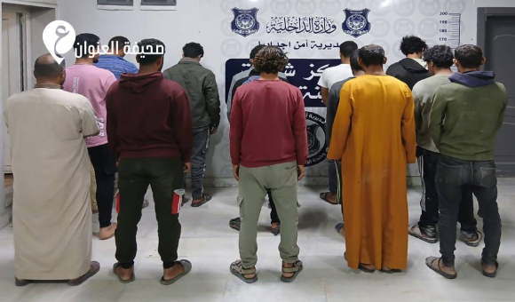 أمن أجدابيا: ضبط عمالة مصرية متورطة في مشاجرة وسط المدينة