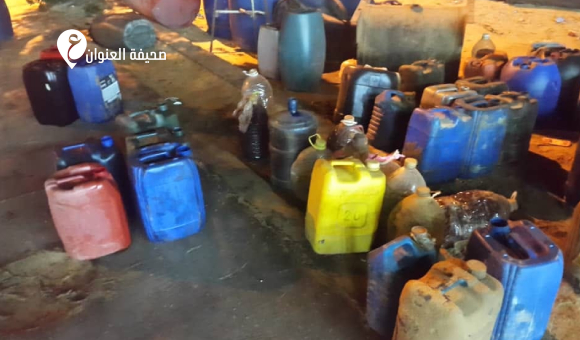 إحباط محاولة تهريب وقود وسلع عبر منفذ رأس اجدير - psd elenwan 60