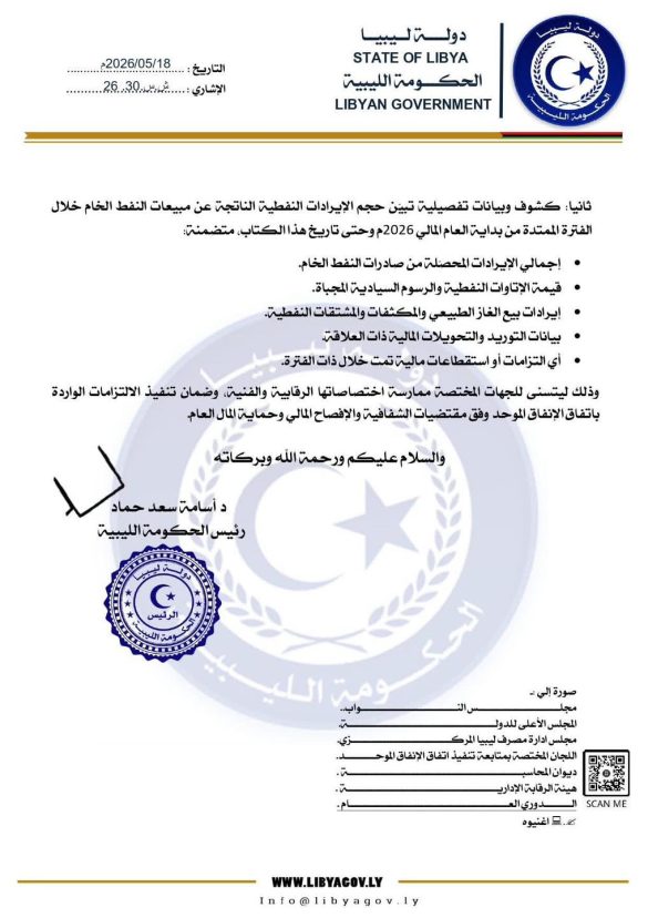 حماد يطالب مؤسسة النفط بإفصاح عاجل حول إيرادات النفط ومخصصاتها - 700461213 1291979856413622 572478380030777784 n
