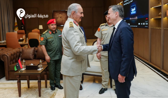 القائد العام يبحث مع سفير فرنسا تعزيز العلاقات الثنائية ودعم الاستقرار في ليبيا - psd elenwan 14