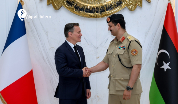 رئيس الأركان العامة يبحث مع السفير الفرنسي تعزيز التعاون الأمني والعسكري