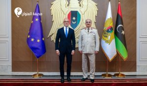 حفتر يبحث مع سفير الاتحاد الأوروبي تعزيز التعاون الأمني ودعم الاستقرار في ليبيا - psd elenwan 17