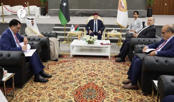 المستشار صالح يبحث ترتيبات المؤتمر البرلماني الآسيوي الأفريقي المرتقب في بنغازي - psd elenwan 22