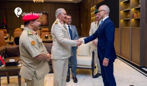 حفتر يبحث مع سفير الاتحاد الأوروبي تعزيز التعاون الأمني ودعم الاستقرار في ليبيا - psd elenwan 3 5