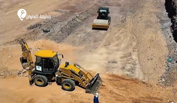 استمرار تنفيذ الطريق الدولي الاستراتيجي "SSS" بمسار سوكنة – سبها - psd elen44wan