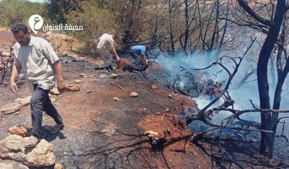 إخماد حريق بمنطقة قصر ليبيا دون تسجيل أضرار