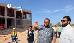 مدير عام جهاز التنمية يتابع أعمال إنشاء مقر المجلس البلدي بسرت - psd elenwan 1 7