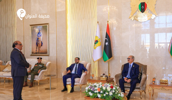 مجلس قبائل سرت يثمن جهود القيادة العامة ويشيد بالمشاريع التنموية الجديدة - psd elenwan 2 19