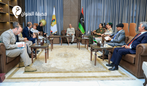 القائد العام يستقبل السفير البريطاني وكبير مستشاري وزارة الدفاع البريطانية - psd elenwan 2026 06 01T203820.790