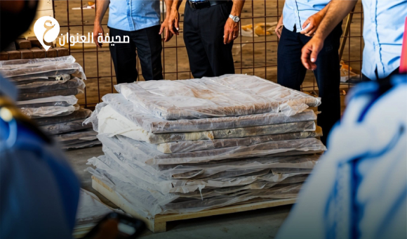 جمارك ميناء مصراتة تحبط تهريب أكثر من 5 أطنان من مخدر الحشيش - psd elenwan 2026 06 23T232848.434