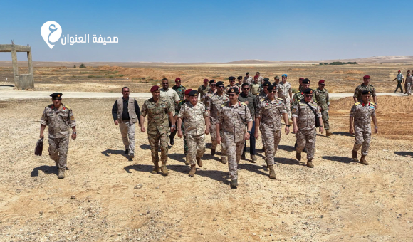 رئيس الأركان العامة يحضر مناورة عسكرية مشتركة بين ليبيا والأردن في عمّان - psd elenwan 15